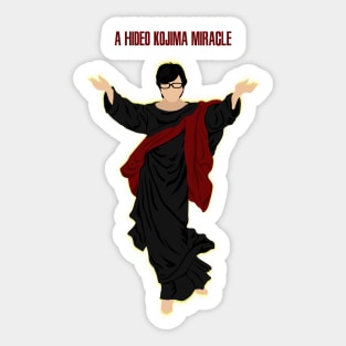 A Hideo Kojima miracle Sticker